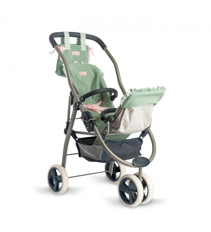 Wózek spacerówka podwójna dla lalek z kolekcji Cloe Asi 3712115