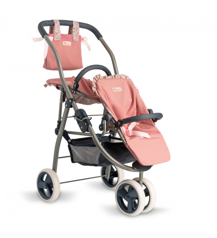 Wózek spacerówka podwójna dla lalek Martina Asi 3712015