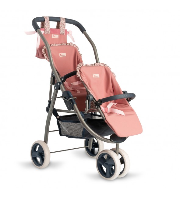 Wózek spacerówka podwójna dla lalek Martina Asi 3712015