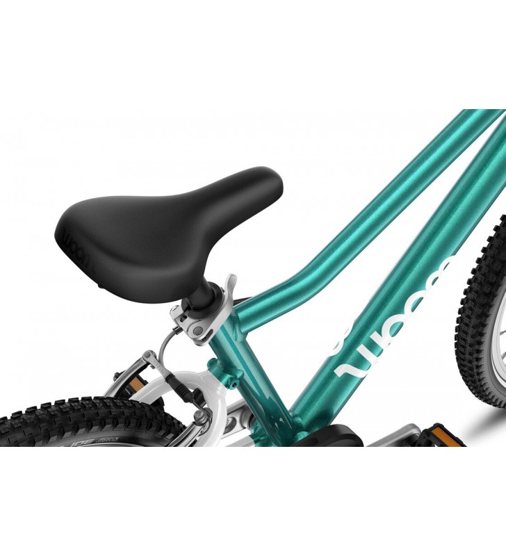 Rower dziecięcy woom 3 GO AUTOMAGIC - Turkusowy Metalik - 16 calowy - z przerzutkami