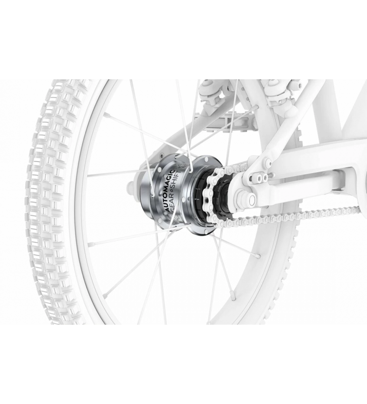 Rower dziecięcy woom 3 GO AUTOMAGIC - Różowy - 16 calowy - z przerzutkami