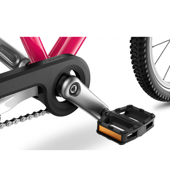 Rower dziecięcy woom 3 GO - Różowy - 16 calowy