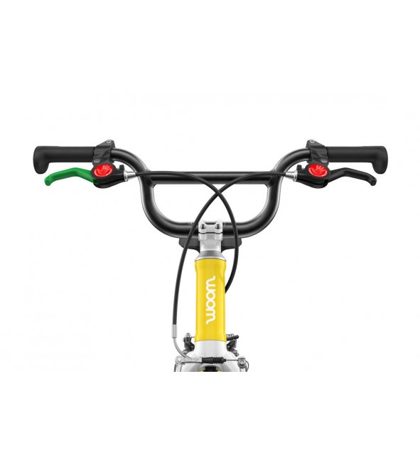 Rower dziecięcy woom 3 GO AUTOMAGIC - vibrant yellow - 16 calowy - z przerzutkami