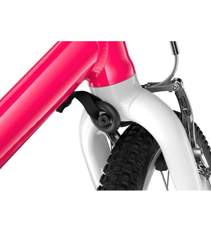 Rower dziecięcy woom 3 GO AUTOMAGIC - Różowy - 16 calowy - z przerzutkami