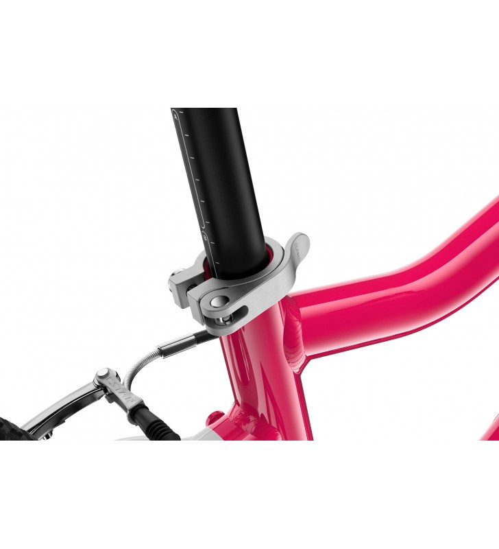 Rower dziecięcy woom 3 GO AUTOMAGIC - Różowy - 16 calowy - z przerzutkami