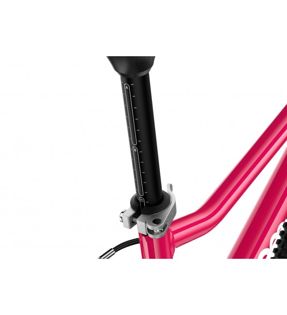 Rower dziecięcy woom 3 GO AUTOMAGIC - Różowy - 16 calowy - z przerzutkami