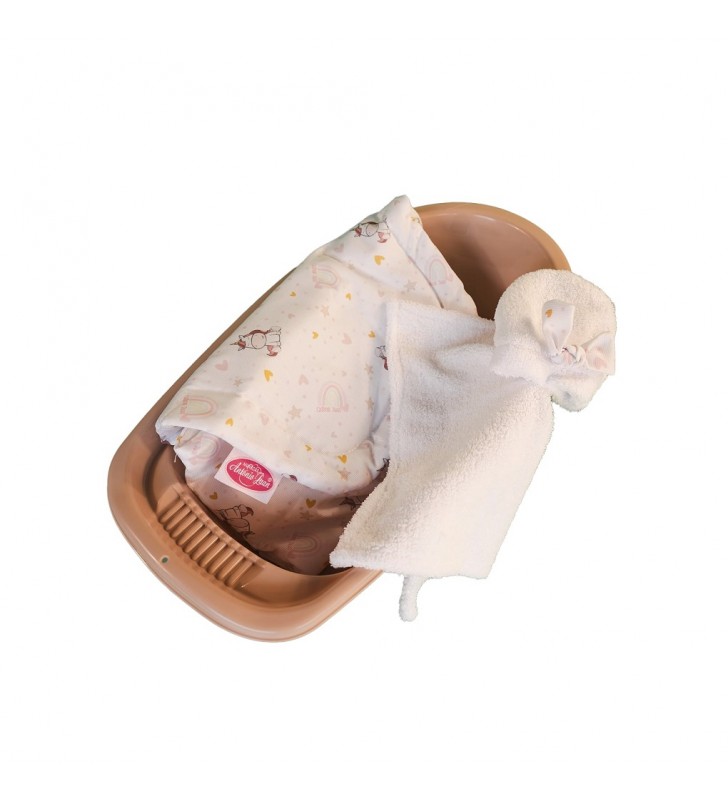 Wanna z kocykiem i myjką dla lalki Antonio Juan 92327