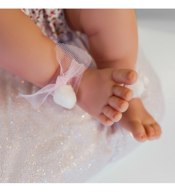 Lalka hiszpańska Pipa 42 cm z czapeczką i poduszką Antonio Juan 50397