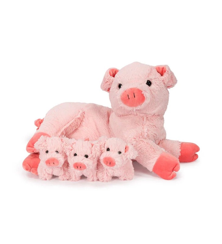 Świnka mama z 3 młodymi świnkami Cozy Noxxiez