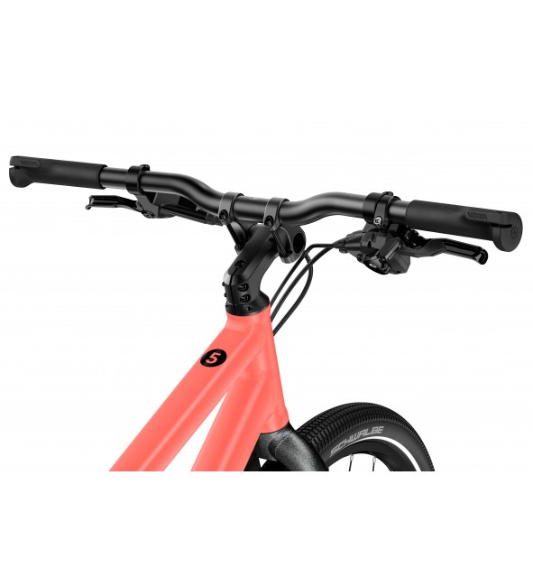 Rower dziecięcy woom EXPLORE 5 - neon coral - 24 calowy - z przerzutkami