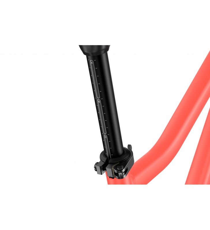 Rower dziecięcy woom EXPLORE 5 - neon coral - 24 calowy - z przerzutkami