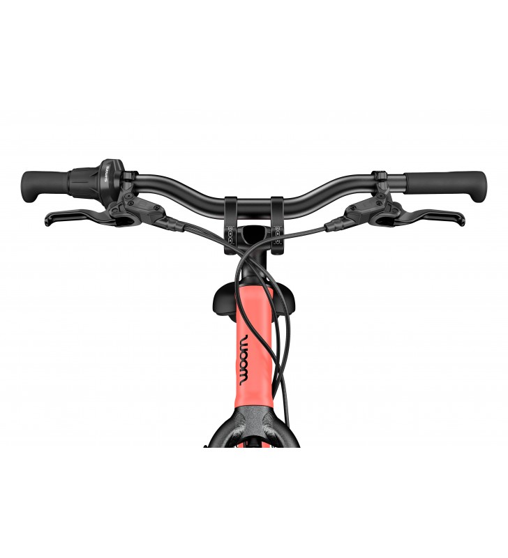 Rower dziecięcy woom EXPLORE 4 - neon coral - 20 calowy - z przerzutkami
