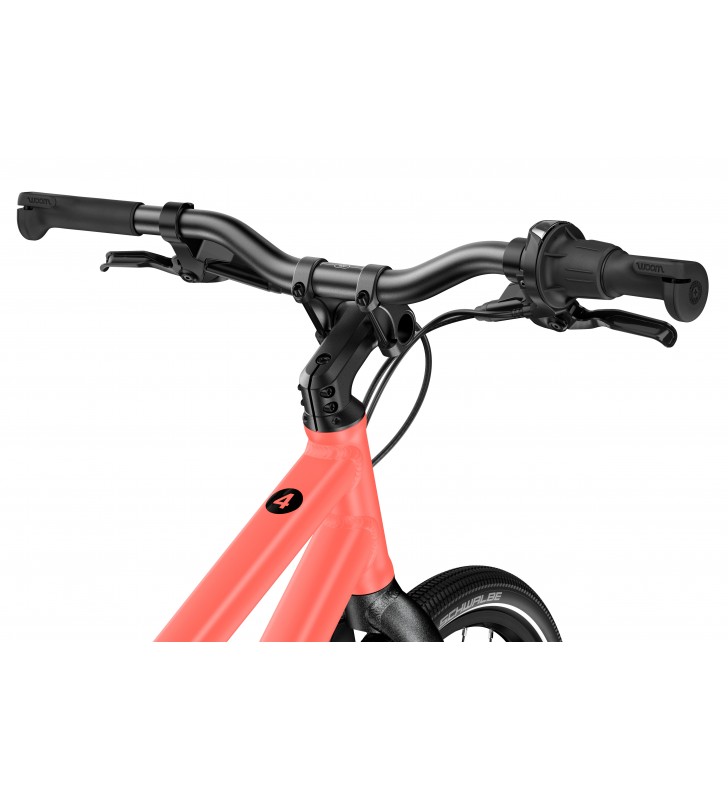 Rower dziecięcy woom EXPLORE 4 - neon coral - 20 calowy - z przerzutkami