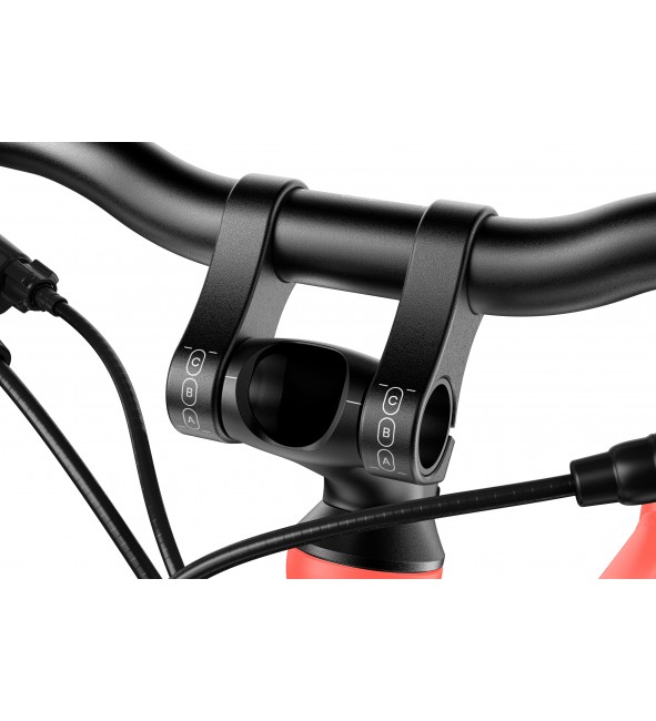 Rower dziecięcy woom EXPLORE 4 - neon coral - 20 calowy - z przerzutkami