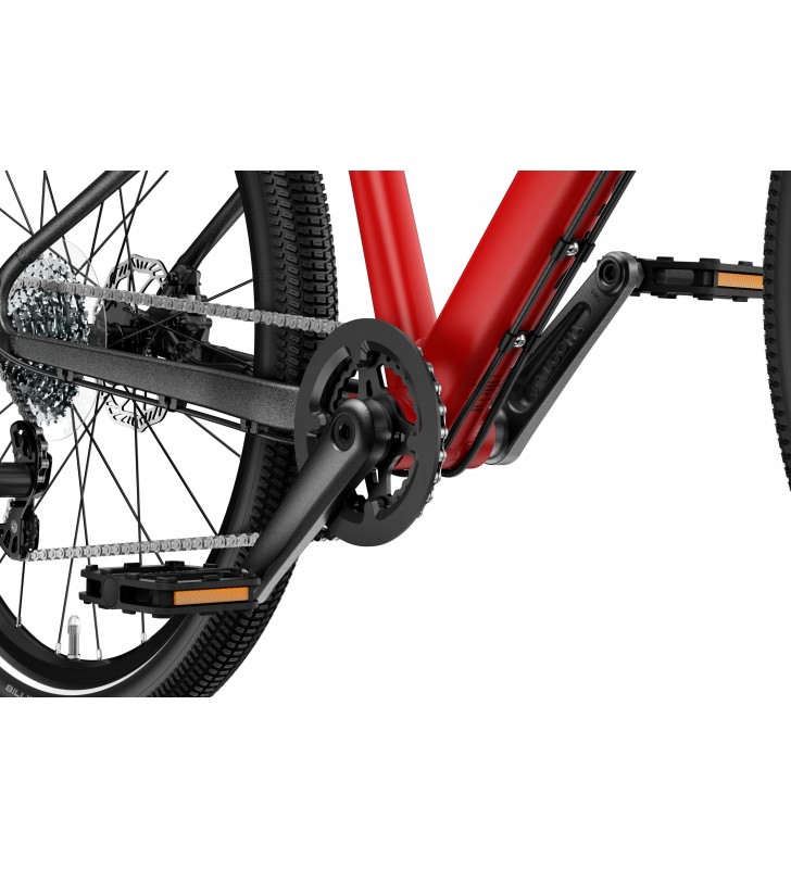 Rower dziecięcy woom EXPLORE 4 - Czerwony - 20 calowy - z przerzutkami