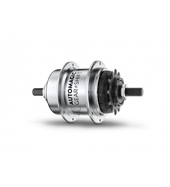 Rower dziecięcy woom 3 GO AUTOMAGIC - Turkusowy Metalik - 16 calowy - z przerzutkami