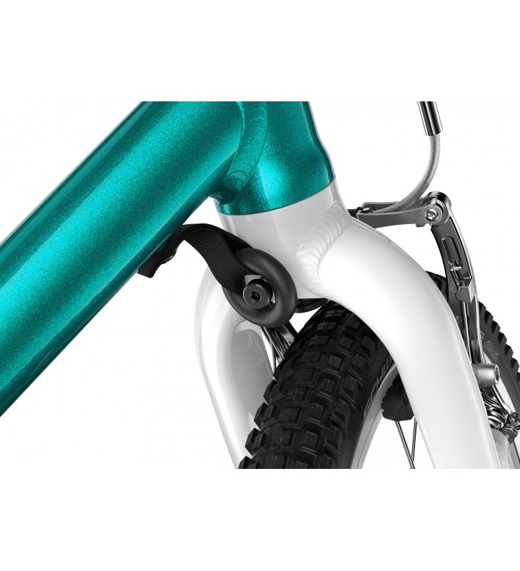 Rower dziecięcy woom 2 GO - Turkusowy Metalik - 14 calowy