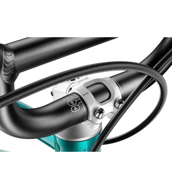 Rower dziecięcy woom 2 GO - Turkusowy Metalik - 14 calowy