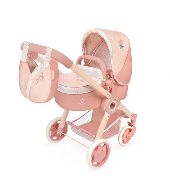Składany wózek dla lalek Tulipe 3w1 DeCuevas Toys 80574