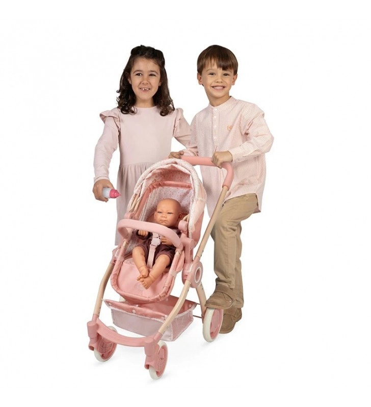 Składany wózek dla lalek Tulipe 3w1 DeCuevas Toys 80574