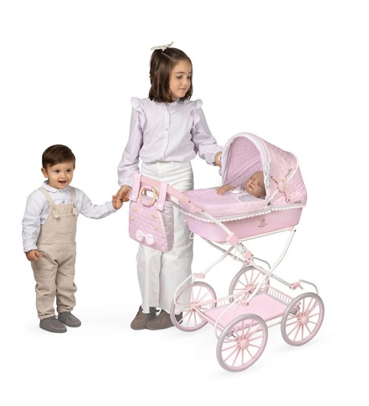Składany wózek dla lalek Sophie z parasolką DeCuevas Toys 81075