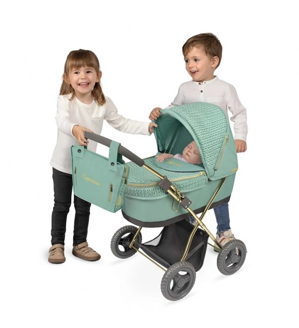 Wózek dla lalek Capriccio z parasolką DeCuevas 85073