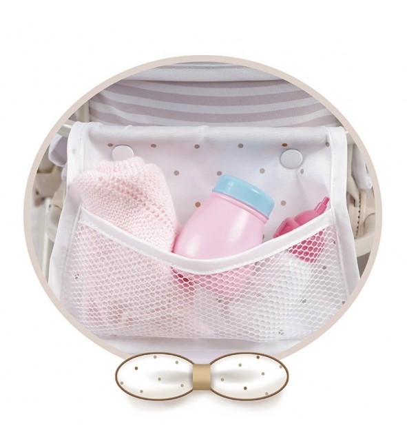 Bliźniaczy wózek regulowany dla lalek do 52cm Verona DeCuevas Toys 90378