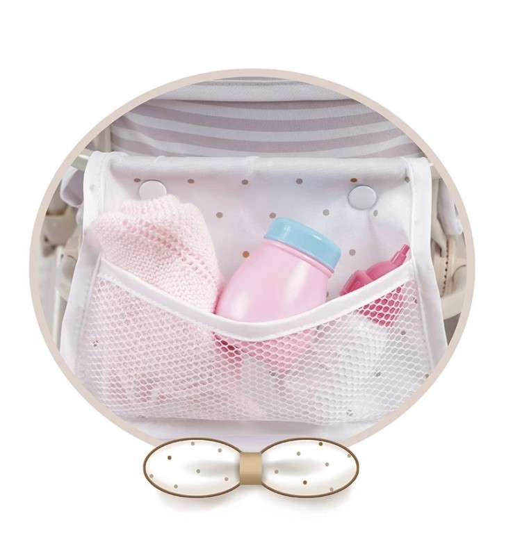 Bliźniaczy wózek regulowany dla lalek do 52cm Verona DeCuevas Toys 90378