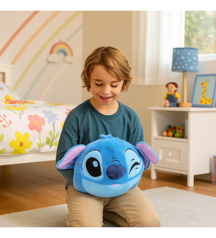 Stitch Poduszka i pluszowy ogrzewacz do dłoni Cozy Noxxiez HW776