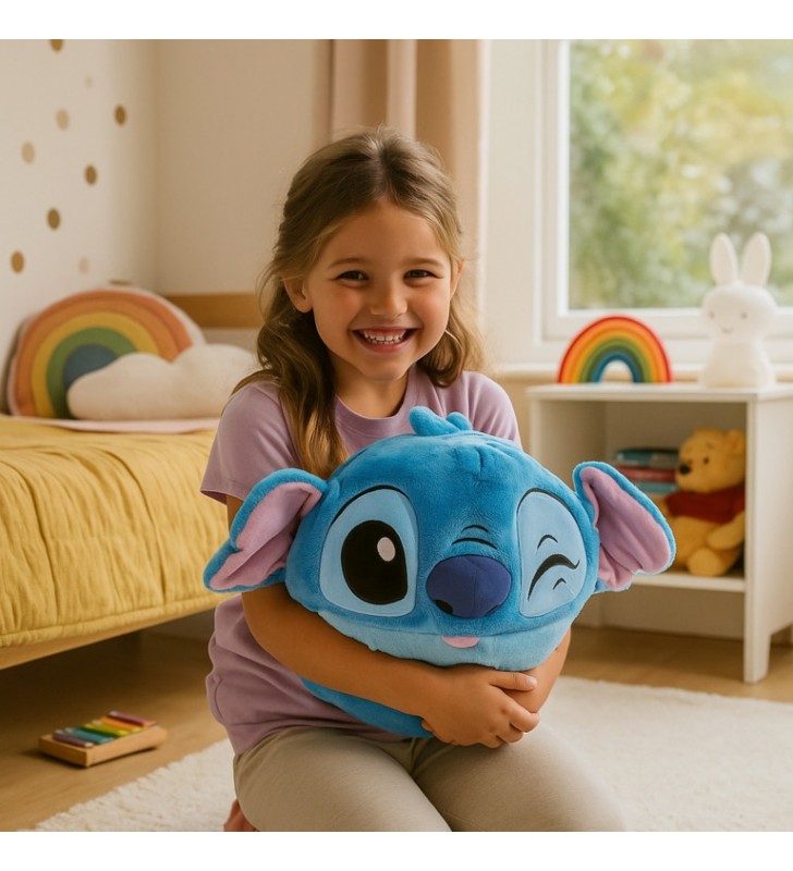 Stitch Poduszka i pluszowy ogrzewacz do dłoni Cozy Noxxiez HW776