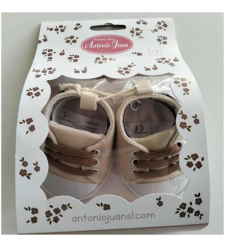 Beżowe trampki dla lalek 42cm od Antonio Juan 92004_15