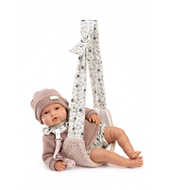 Lalka Reborn_Baby_Love z nosidłem Antonio Juan 82403