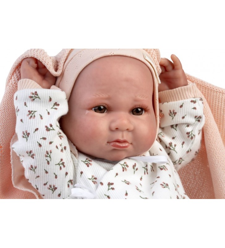 Lalka Luca Sweet Reborn z kocykiem i butelką Antonio Juan 80330