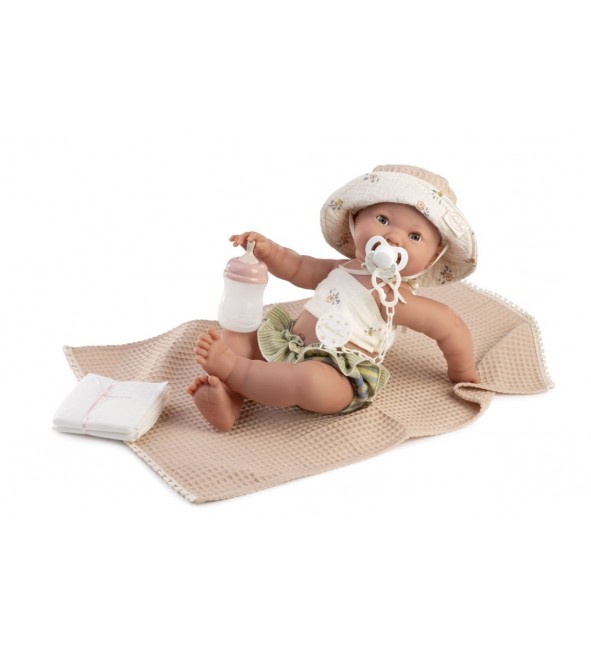 Lalka Mia siusiająca w kapeluszu Antonio Juan 50165