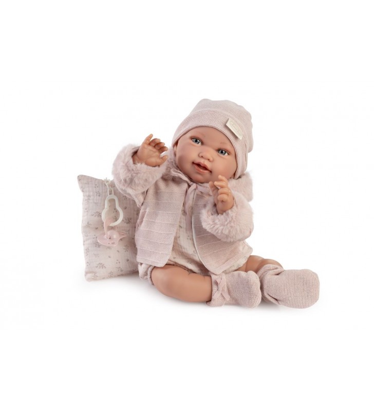 Lalka Pipa w sweterku z poduszką Antonio Juan 33392