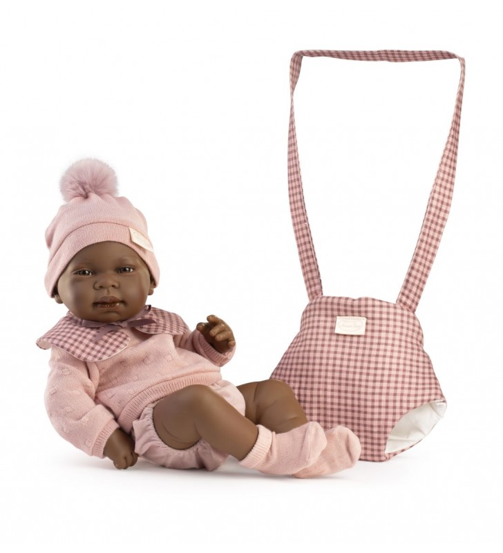 Lalka hiszpańska Indira 42cm mulatka z nosidłem Antonio Juan 50433