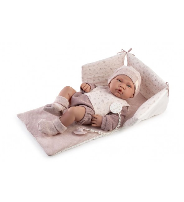 Lalka Lua z pościelą do łóżeczka Antonio Juan 50428
