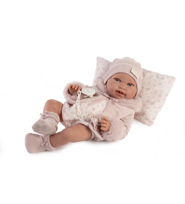 Lalka Pipa w sweterku z poduszką Antonio Juan 33392