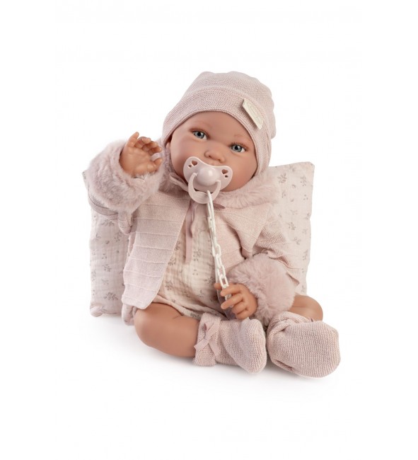 Lalka Pipa w sweterku z poduszką Antonio Juan 33392
