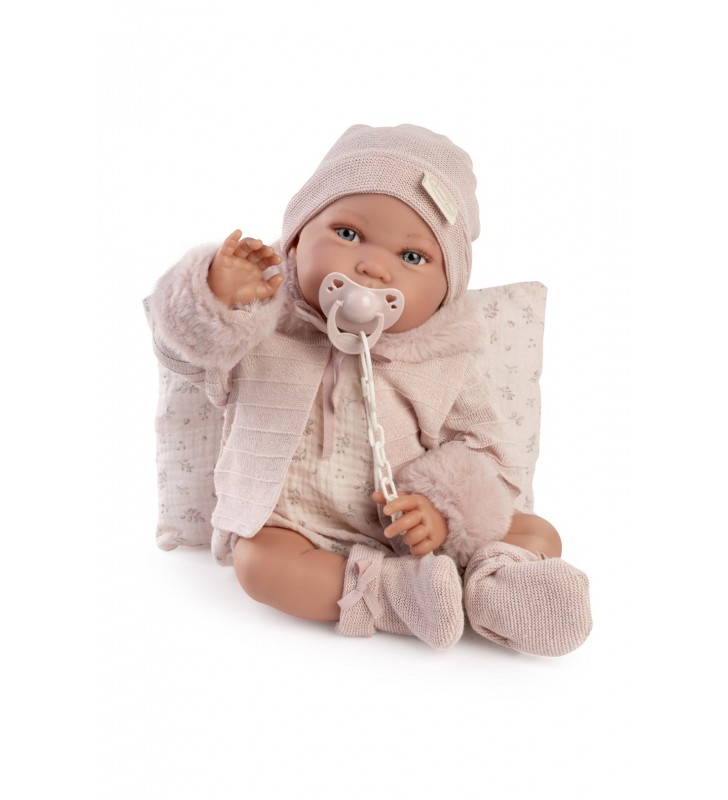 Lalka Pipa w sweterku z poduszką Antonio Juan 33392