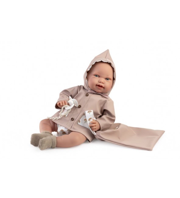 Lalka Pipa w płaszczu z woreczkiem 42 cm 33020