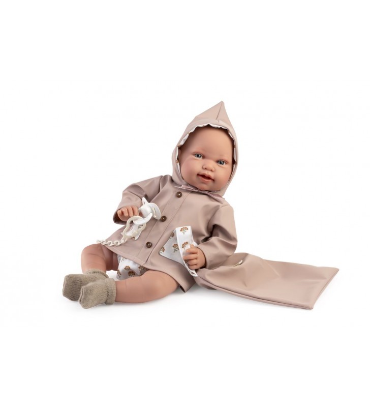 Lalka Pipa w płaszczu z woreczkiem 42 cm 33020