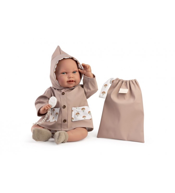 Lalka Pipa w płaszczu z woreczkiem 42 cm 33020