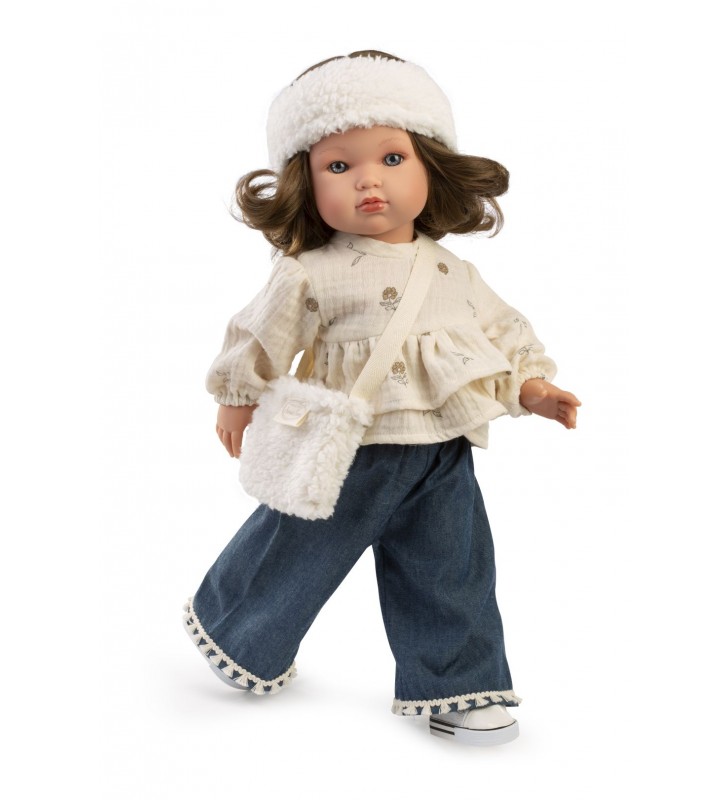 Lalka hiszpańska Bella 45cm Indie z torebką Antonio Juan 28332