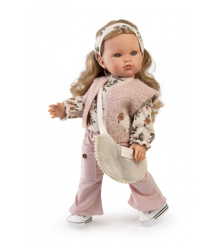 Lalka hiszpańska Bella 45cm Folk z torebką Antonio Juan 28333