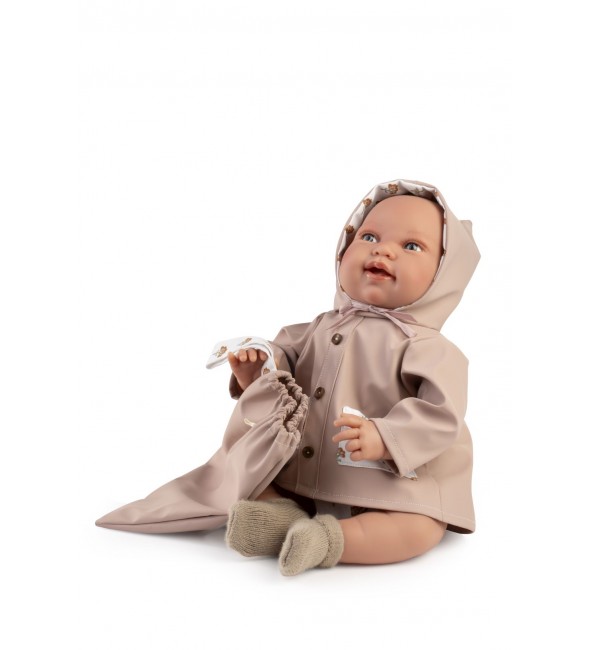 Lalka Pipa w płaszczu z woreczkiem 42 cm 33020