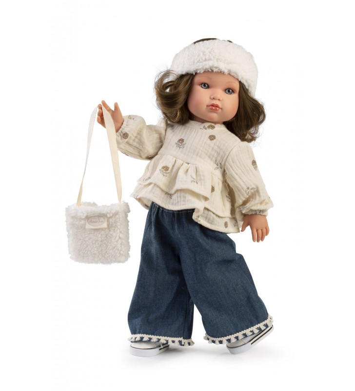 Lalka hiszpańska Bella 45cm Indie z torebką Antonio Juan 28332