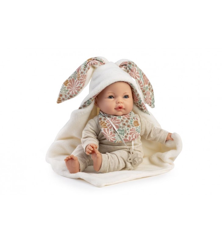 Lalka Bimba płacząca z kocykiem królik Antonio Juan 14366