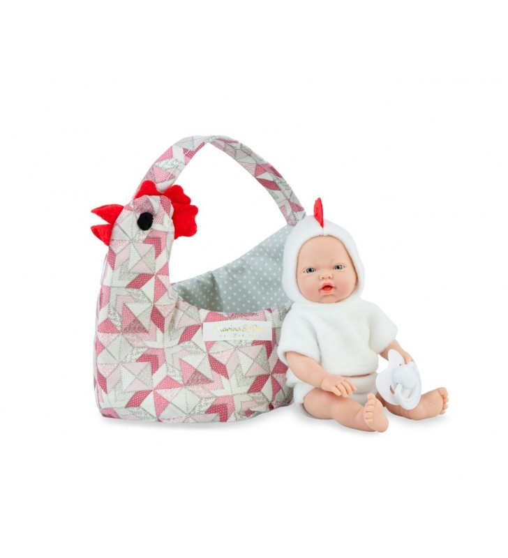 Lalka Mini Golosinas 21cm z nosidłem kogutkiem Marina & Pau 226