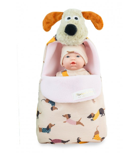 Lalka Mini_Golosinas_Puppy dziewczynka w śpiworku Marina & Pau 224